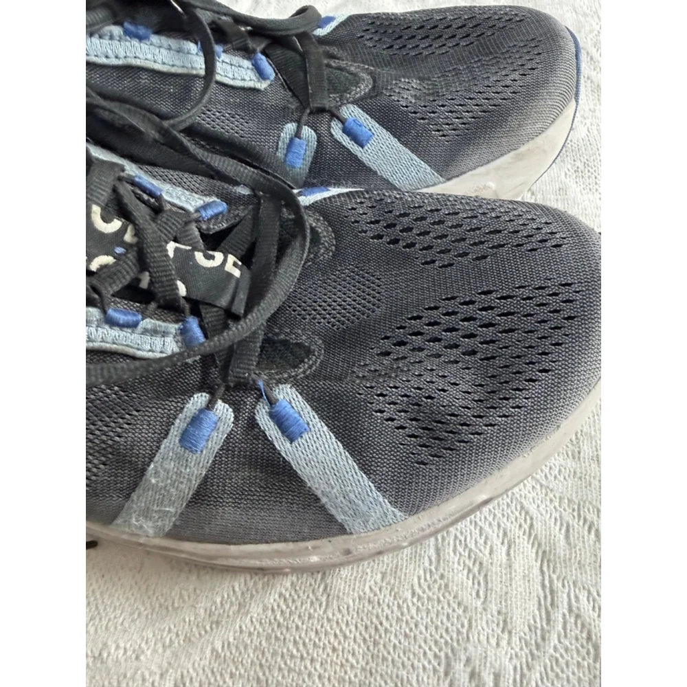 Men's On CloudTec Phase Black Blue Athletic Shoes Size 10